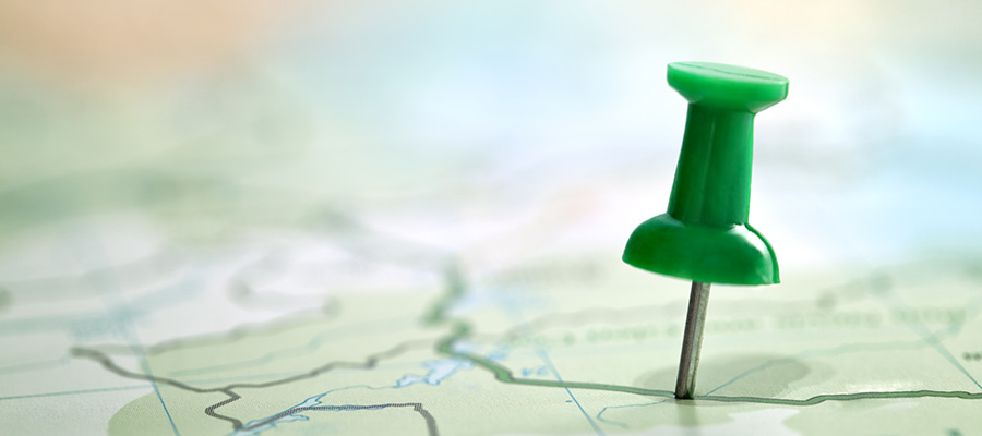 Localización de la fisura anal